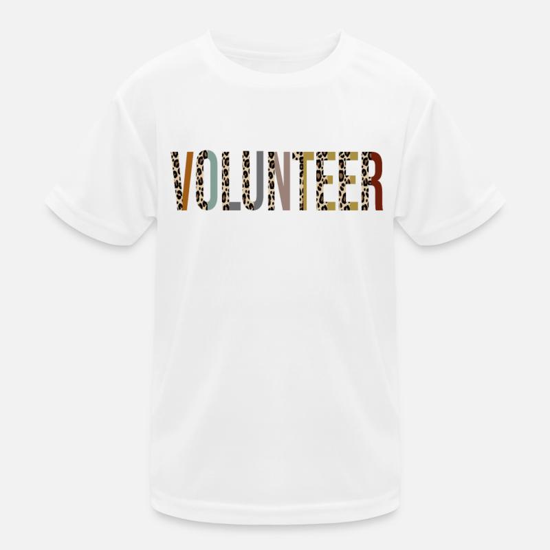 Freiwilliger Kinder Funktions-T-Shirt