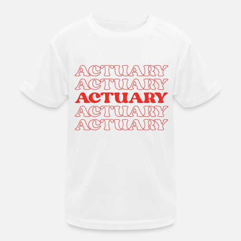 Aktuar Data Scientist Buchhalter Statistik Kinder Funktions-T-Shirt