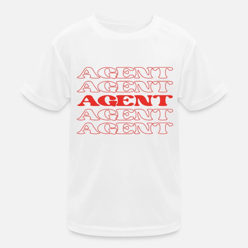 Agent Broker Operative Handler Agentur Kinder Funktions-T-Shirt