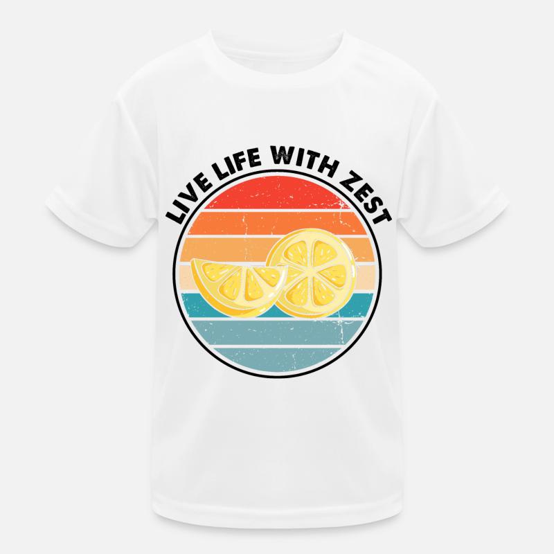 Lemon Design Lemonades Stand Boss Vente de citron T-shirt sport Enfant