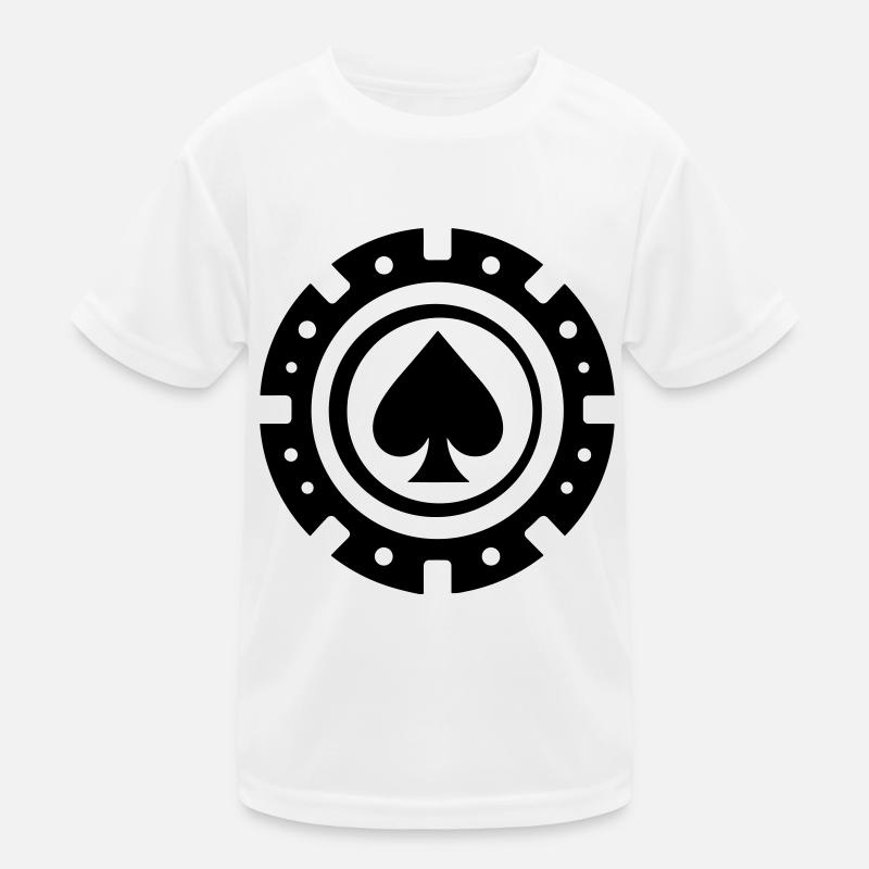 Poker-Chip Kinder Funktions-T-Shirt
