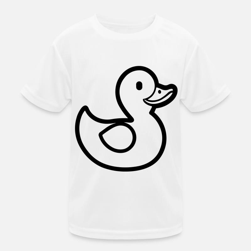 Ente Kinder Funktions-T-Shirt