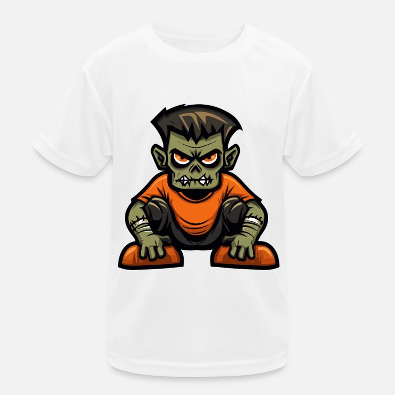 Zombie Halloween Comic Kinder Funktions-T-Shirt