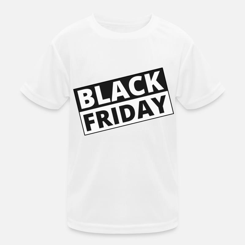 black friday Kinder Funktions-T-Shirt