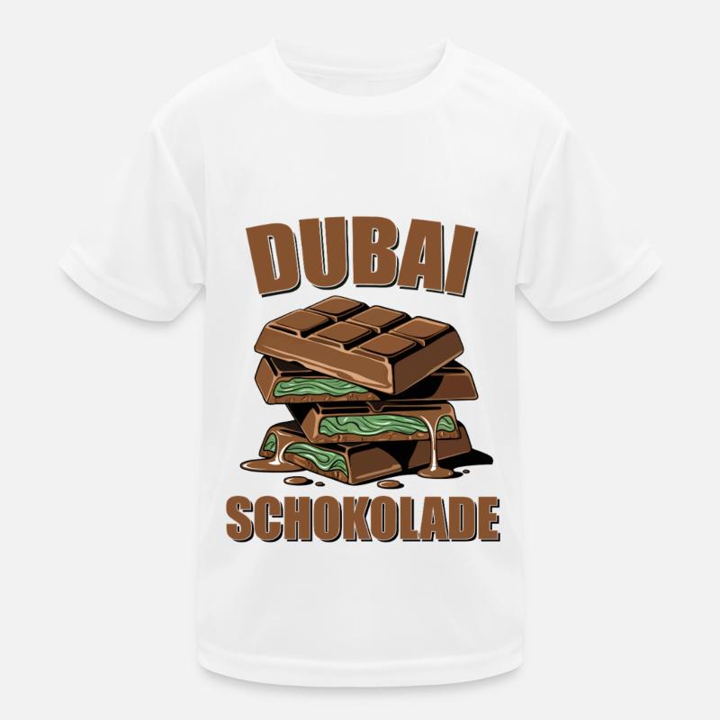 Dubai Schokolade Kinder Funktions-T-Shirt