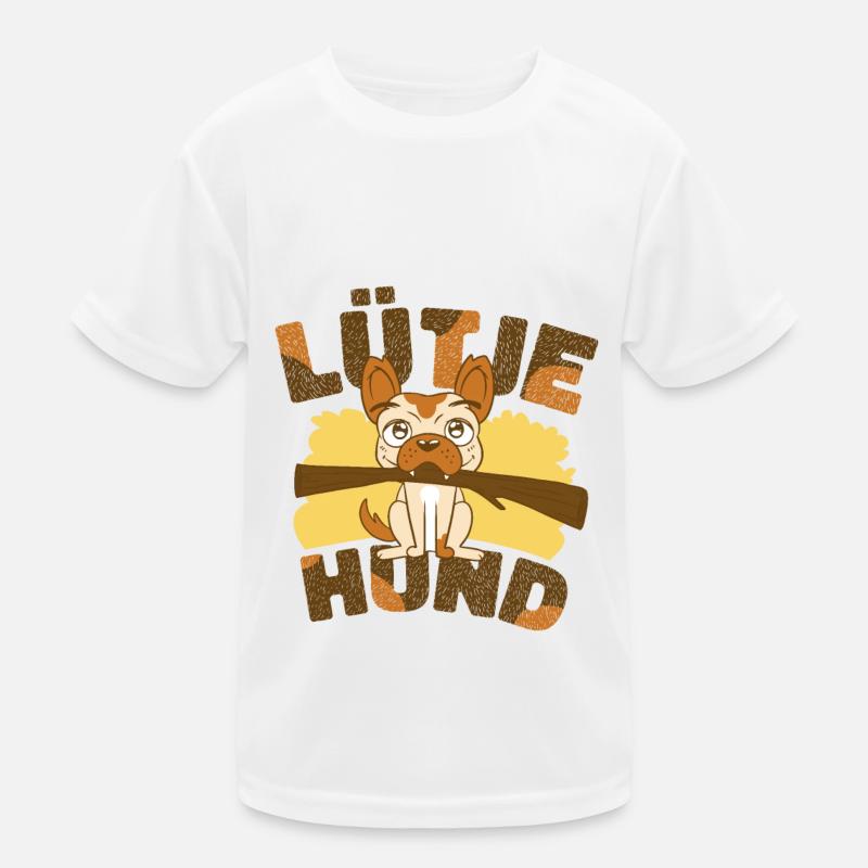 Lütje Dog Low German small dog Kids Functional T-Shirt