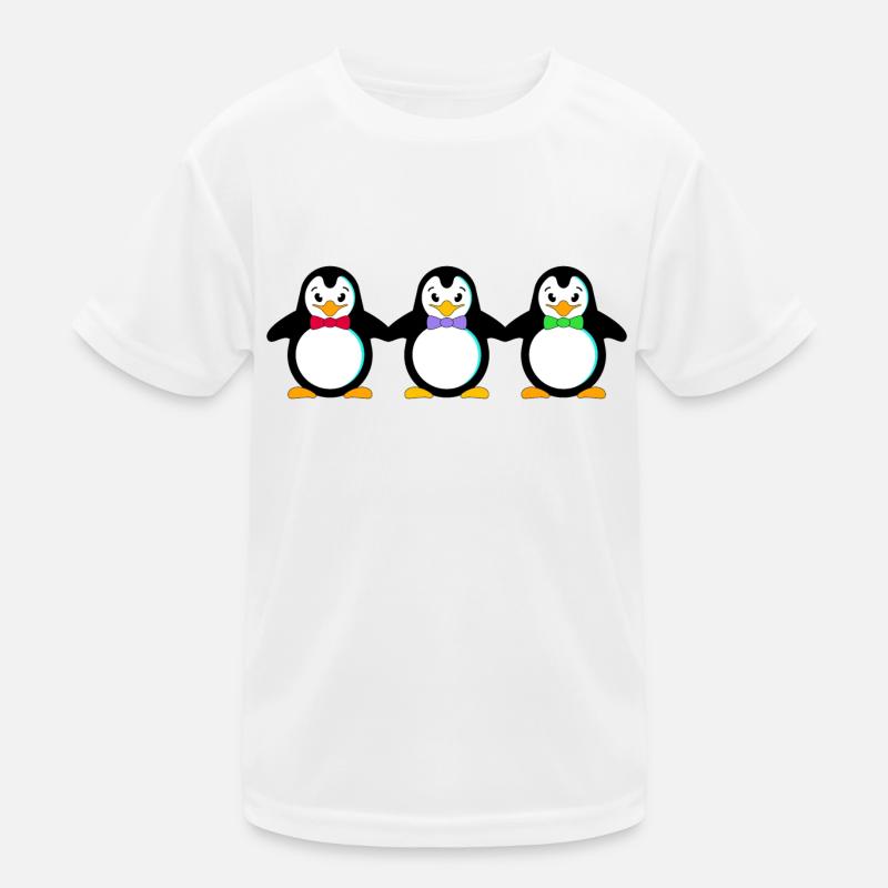 Pinguin Antarktis Vogel Frack Südpol Eismeer Kälte Kinder Funktions-T-Shirt