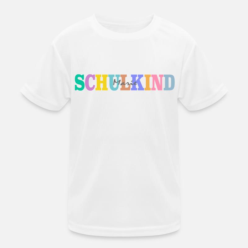 Schulkind mit Marie Kinder Funktions-T-Shirt