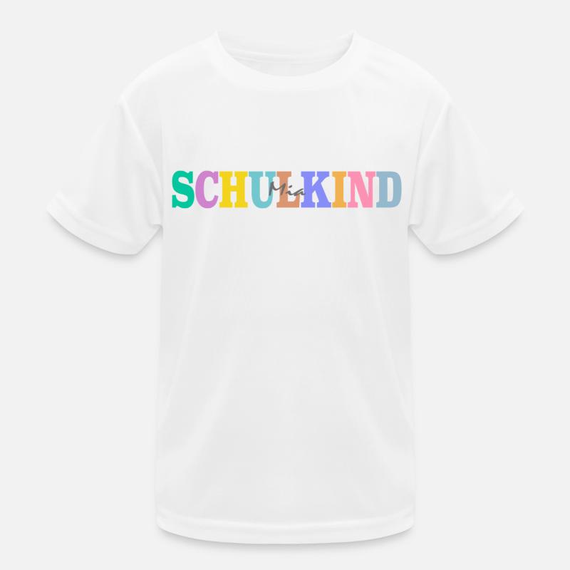 Schulkind mit Mia Kinder Funktions-T-Shirt
