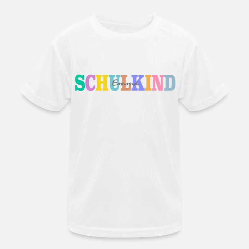 Schulkind mit Emma Kinder Funktions-T-Shirt