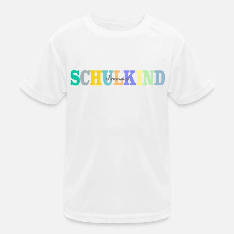 Schulkind mit Jonas Kinder Funktions-T-Shirt