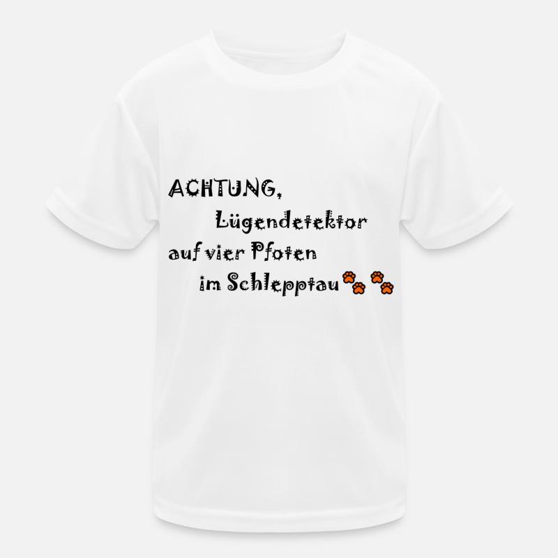 Lügendedektor auf vier Pfoten Kinder Funktions-T-Shirt