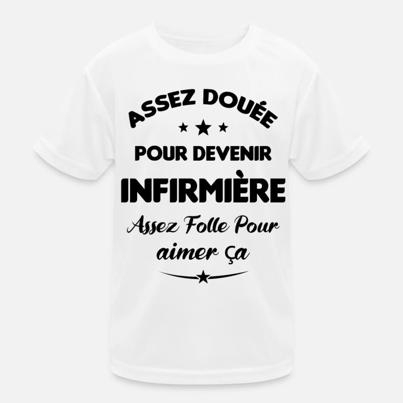Assez douée pour devenir infirmière cadeau T-shirt sport Enfant