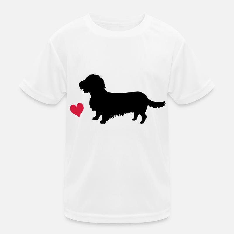 Teckel à poils rugueux T-shirt sport Enfant