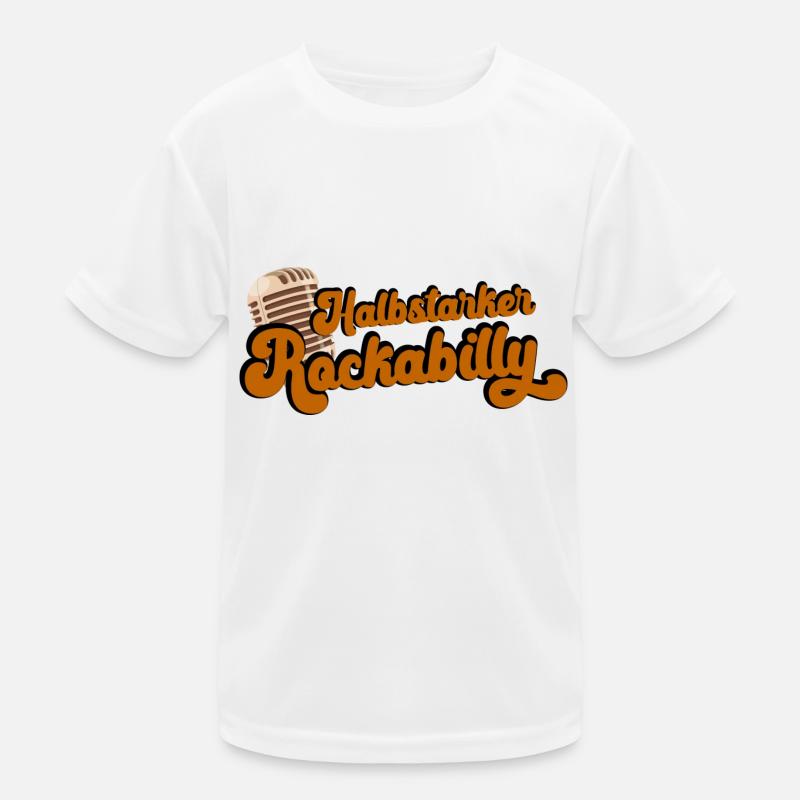 Halbstarker Rockabilly Kinder Funktions-T-Shirt