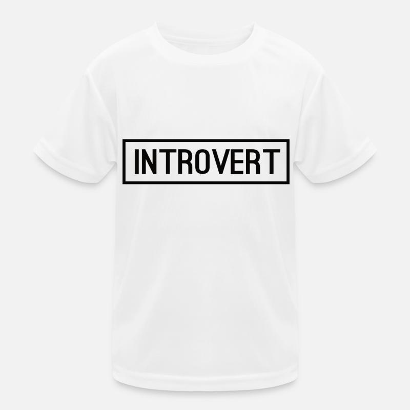 Introvert Box black Kinder Funktions-T-Shirt