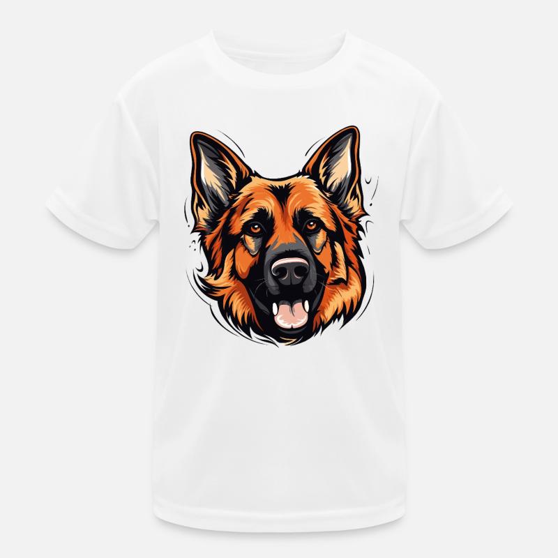 German Shepherd Kids Functional T-Shirt