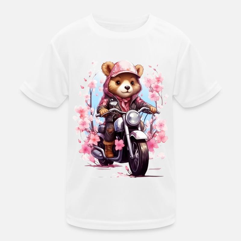 Biker-Frühling Kinder Funktions-T-Shirt