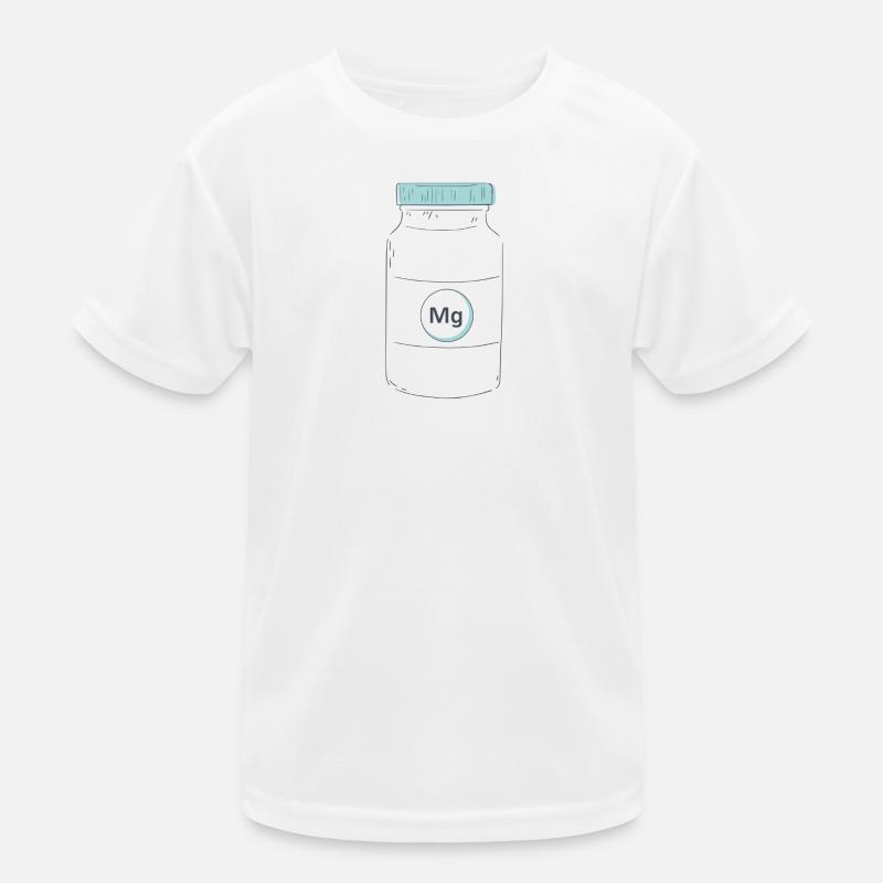 Complément alimentaire protéine de magnésium - T-shirt sport Enfant - blanc