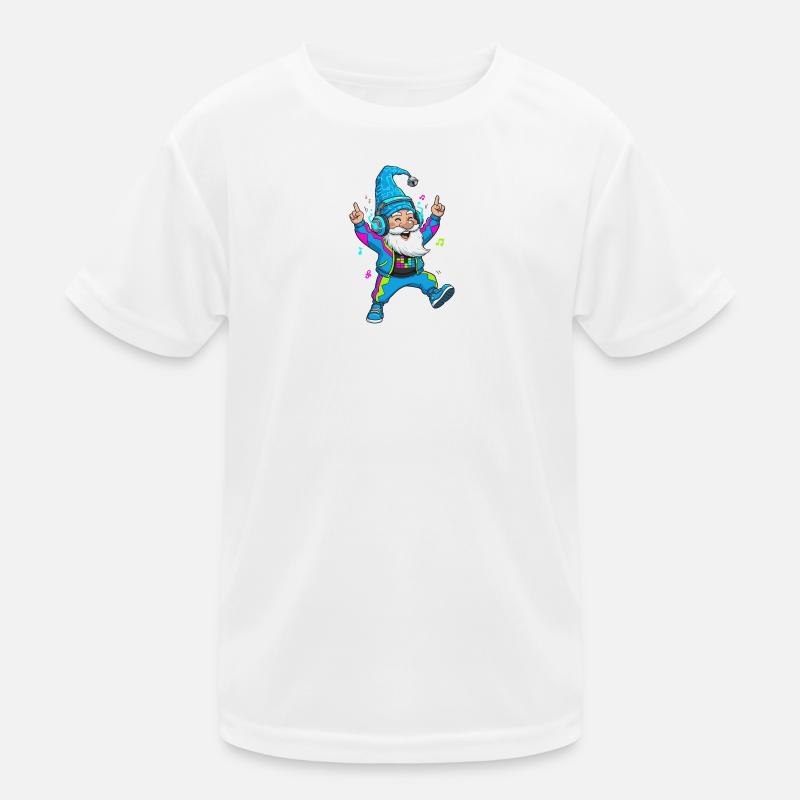 Nain techno avec un casque T-shirt sport Enfant