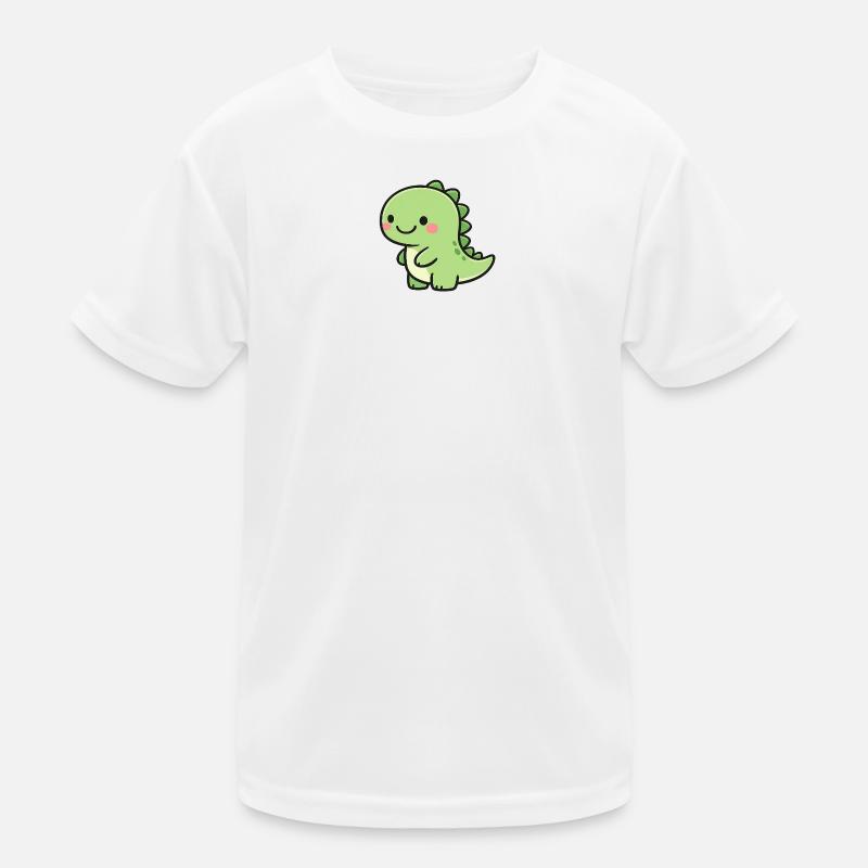 Petit Dino Vert T-shirt sport Enfant