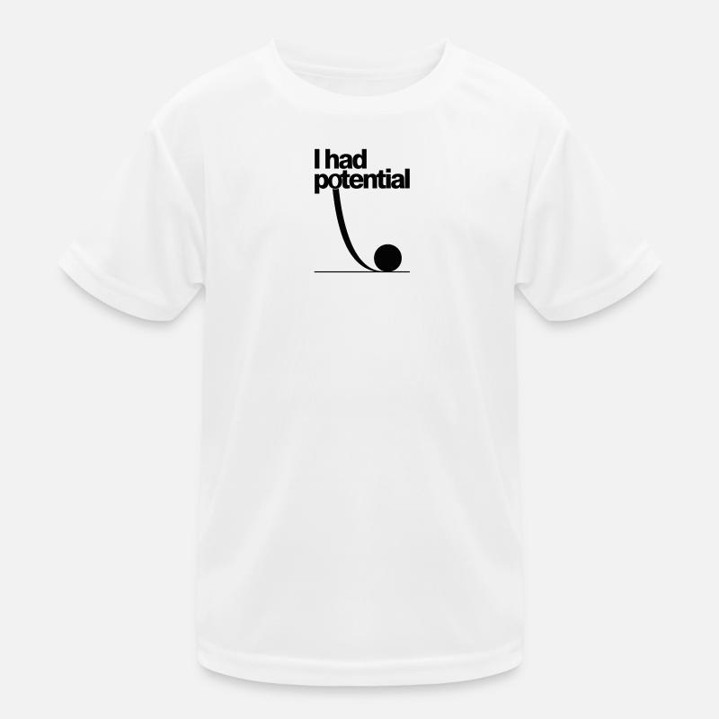 I Had Potential: Potential Graphics Math Gag Kids Functional T-Shirt