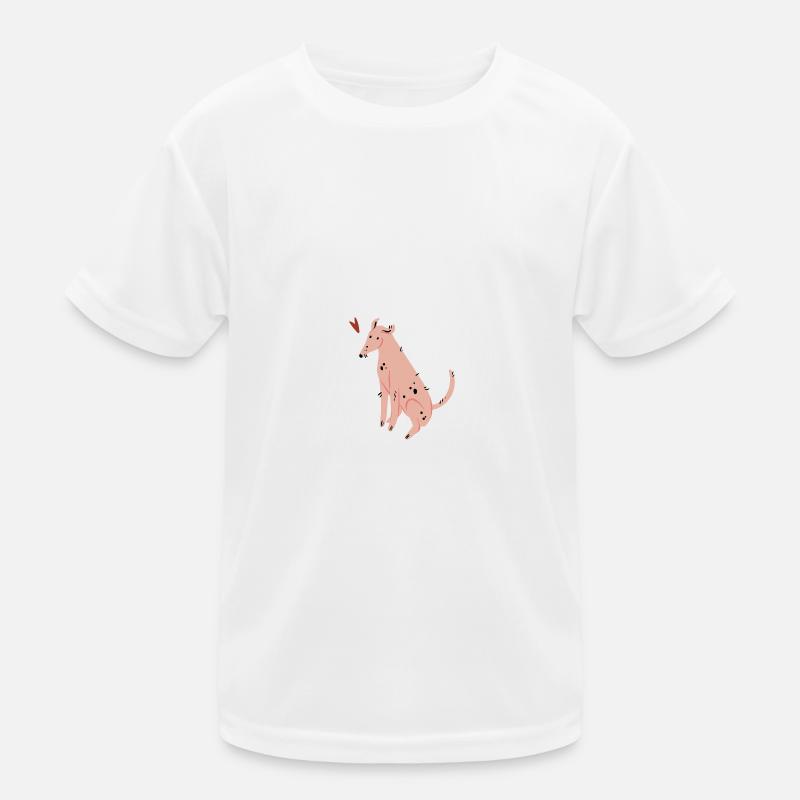 Hund Kinder Funktions-T-Shirt