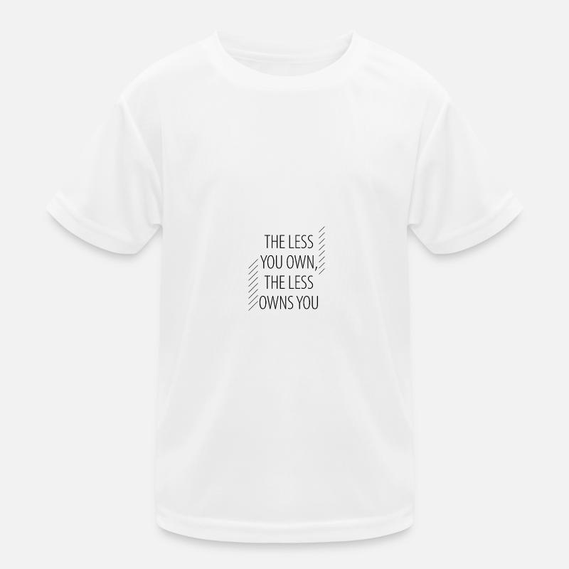 Minimalismus Kinder Funktions-T-Shirt