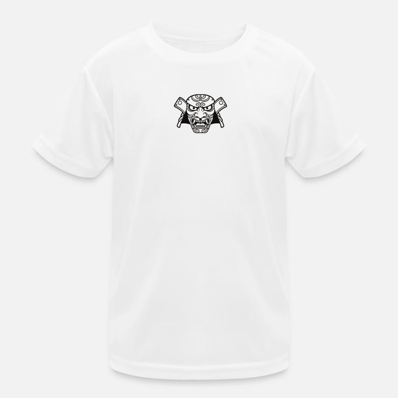 Dämonenmasken mit Äxten-Umriss Kinder Funktions-T-Shirt