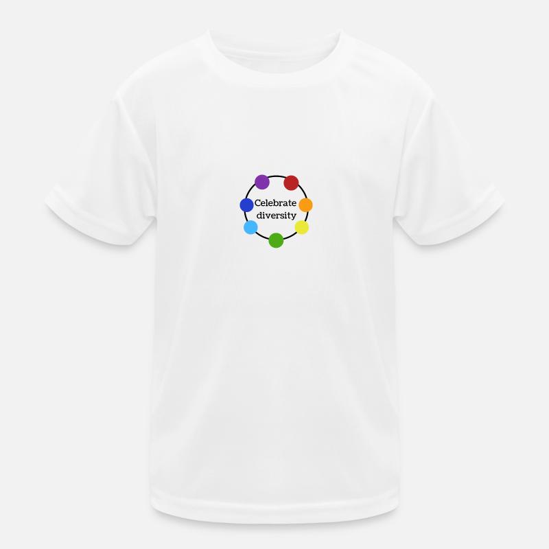 Celebrate differences Kinder Funktions-T-Shirt