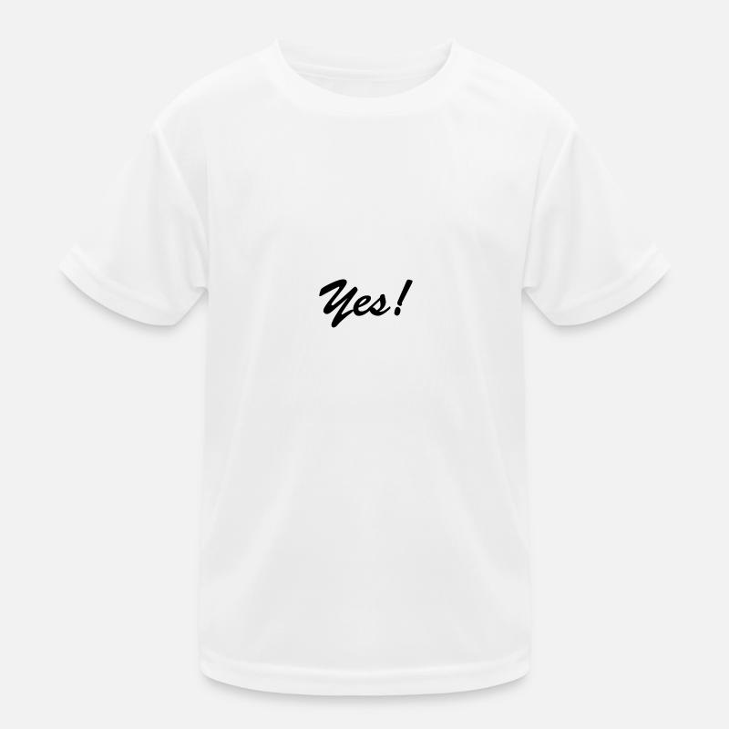 Yes! Kinder Funktions-T-Shirt