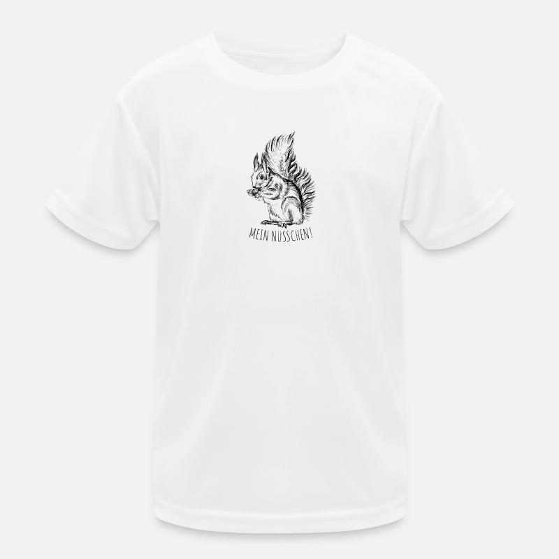 Eichhörnchen "Mein Nüsschen!" Kinder Funktions-T-Shirt