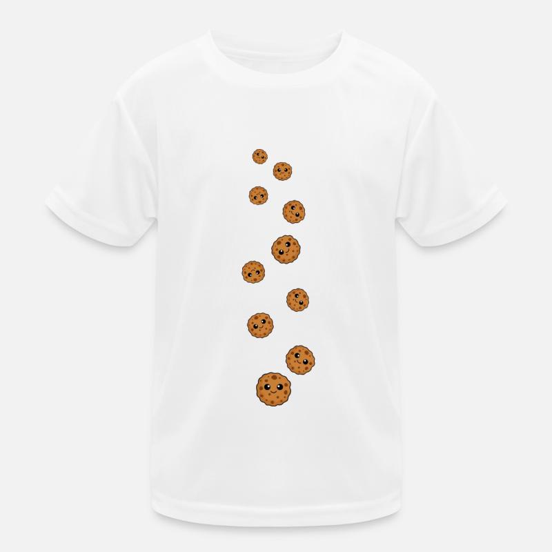 Kekse Comic Kinder Funktions-T-Shirt