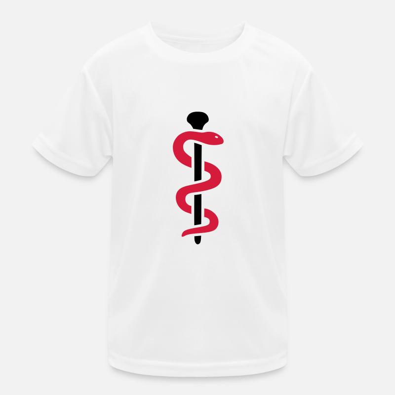 Medizin - Kinder Funktions-T-Shirt - Weiß