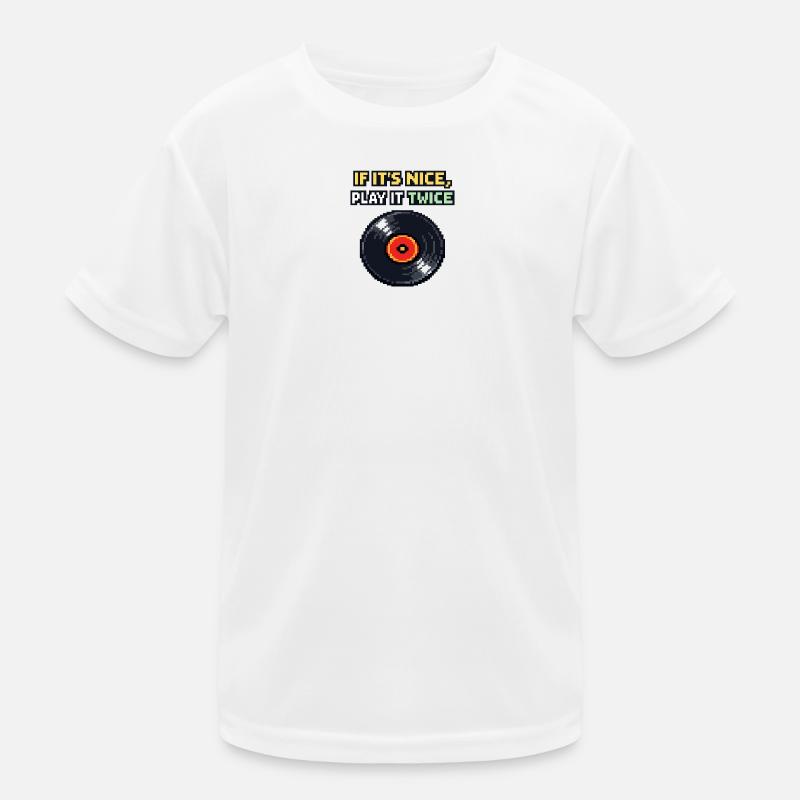Si c’est bien, joue-le deux fois - T-shirt sport Enfant - blanc