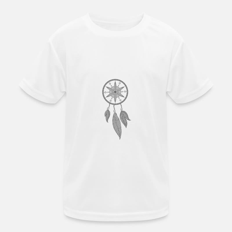 Grey Dream Catcher T-shirt sport Enfant