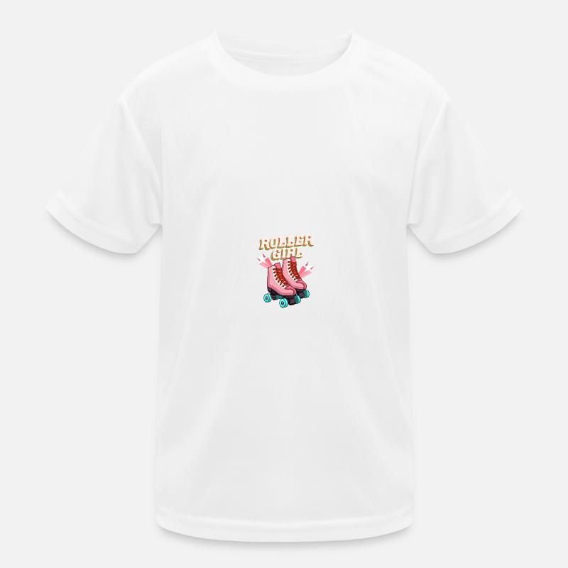 Roller Girl Roller Skates Roller Skates Roller Skate Kids Functional T-Shirt