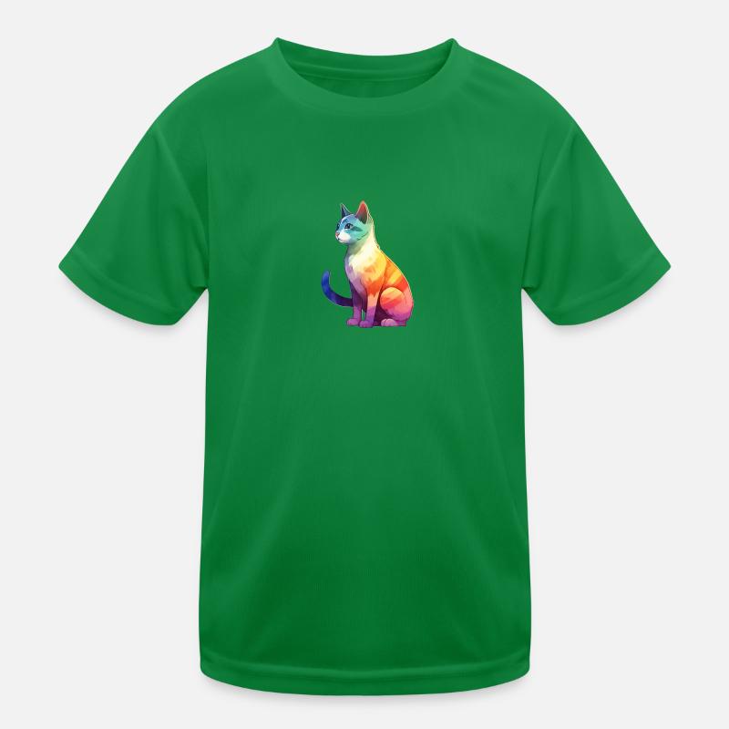 Chat de fierté T-shirt sport Enfant