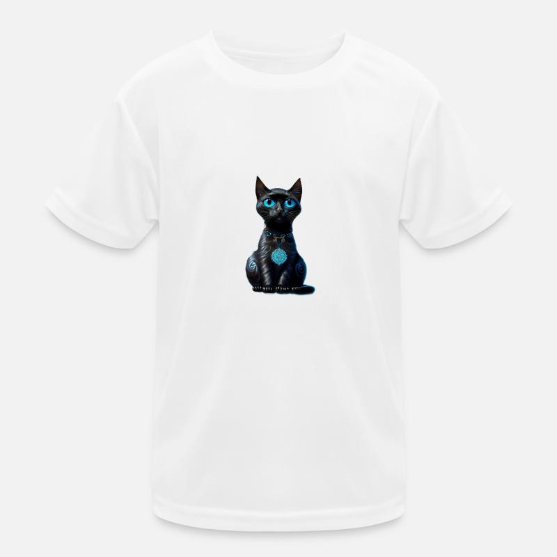 Chat de la Lune T-shirt sport Enfant