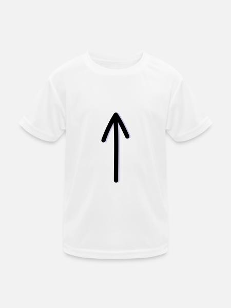 Arrow - Kids Functional T-Shirt - white - Front