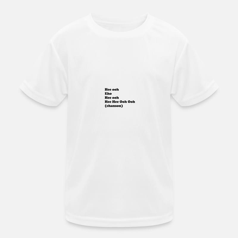 chanson T-shirt sport Enfant