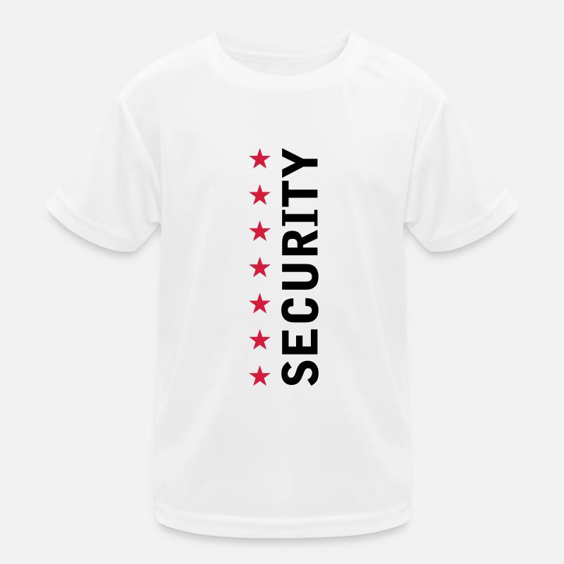 Security Text Logo Kids Functional T-Shirt