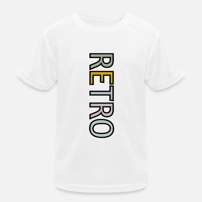 RETRO Kinder Funktions-T-Shirt