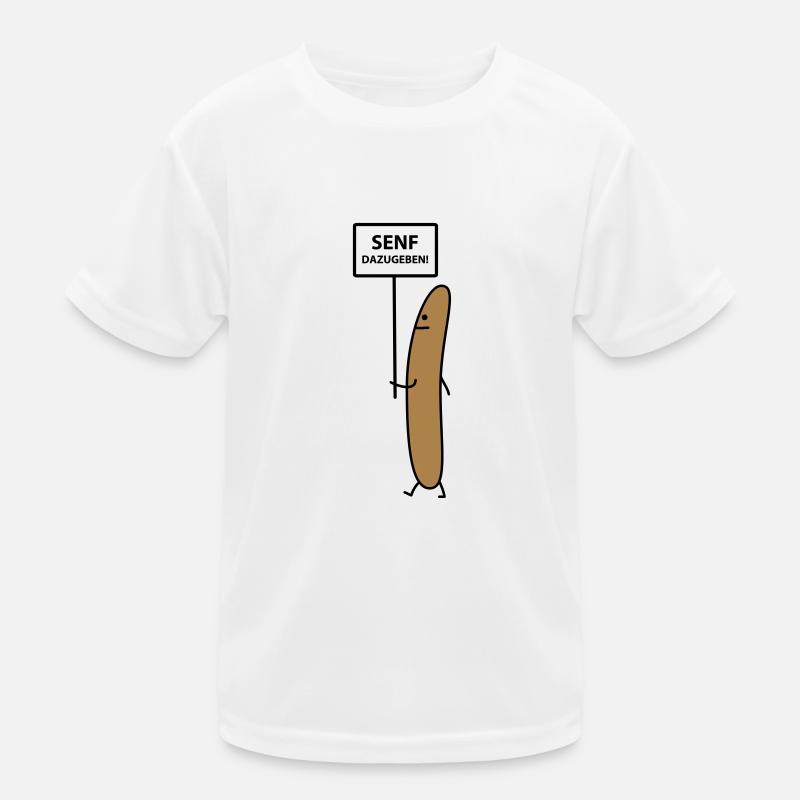 Senf dazugeben Kinder Funktions-T-Shirt
