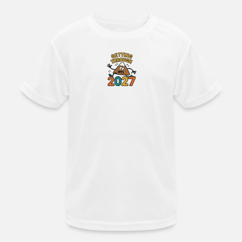 Um den Berg 2027 zu überstehen Kinder Funktions-T-Shirt