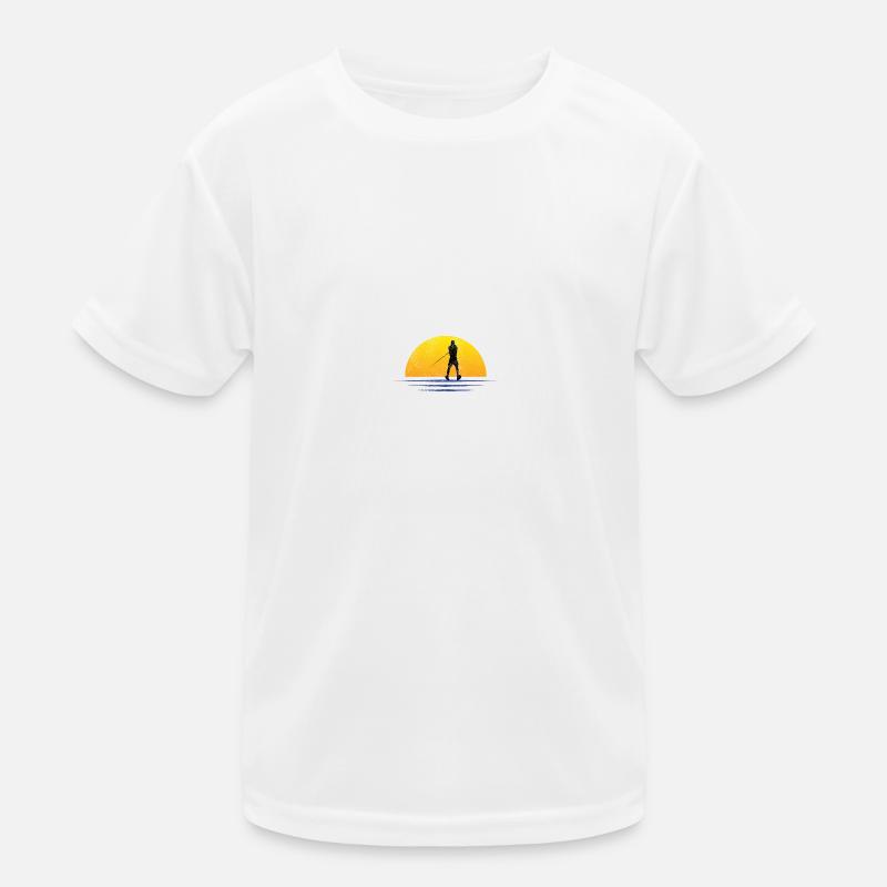 Waterski Athletes Waterskier Surfer Gift Kids Functional T-Shirt