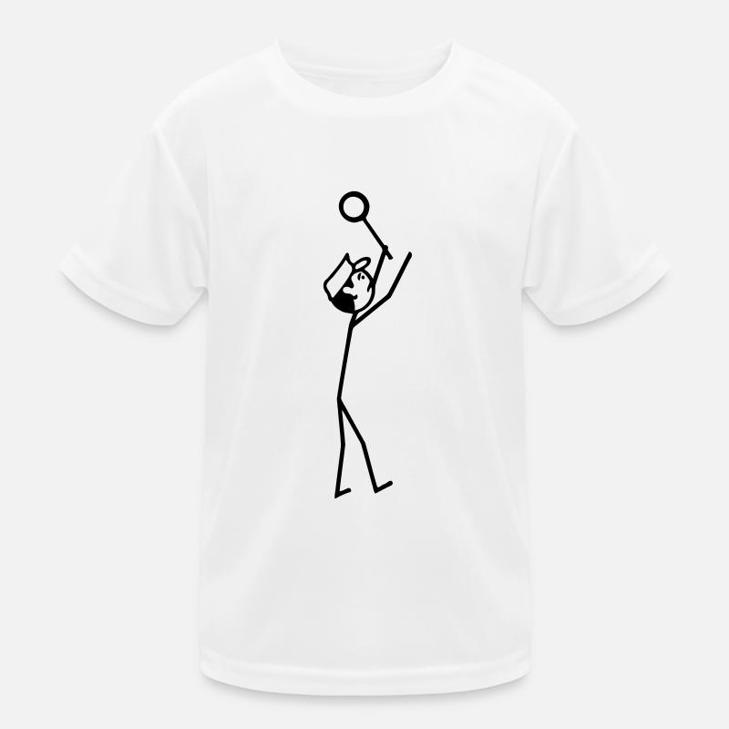 Gleisarbeiter Schaffner - Kinder Funktions-T-Shirt - Weiß