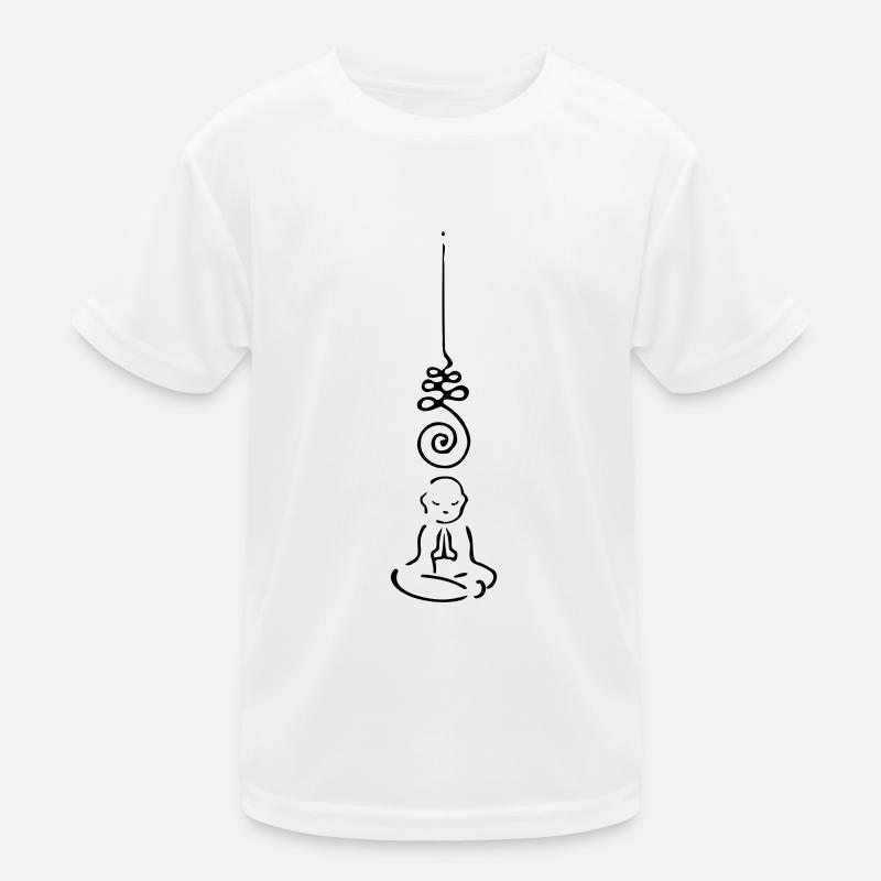 UNALOME buddha vector Kids Functional T-Shirt