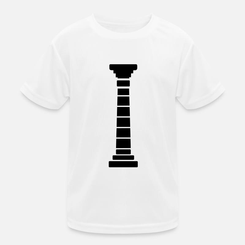 Greek Column Kids Functional T-Shirt