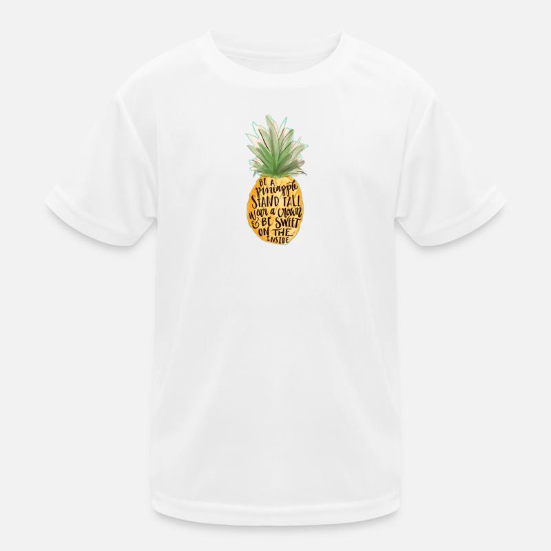 Ananas Kinder Funktions-T-Shirt